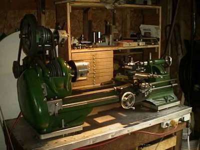Just a view of the lathe area